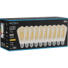 Mexen Vintis 10x Filament LED Bulb E27, ST64, 6W, Warm - 2200K, 600 lm, amber - L152-E27-0622-50x10