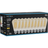 Mexen Vintis 10x LED filament bulb E27, ST64, 8W, Warm - 2700K, 750 lm, amber - L152-E27-0827-50x10