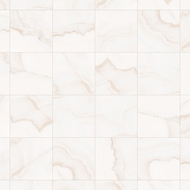 Mexen Onyx White glazed rectified gres G1, floor-wall tile 60 x 60 cm, gloss - TL106-060-060-01