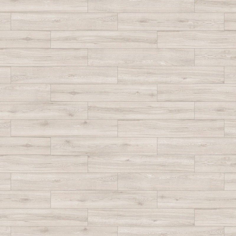 Mexen Hirera White glazed rectified porcelain, wood-like floor-wall tile 120 x 20 cm, matte - TL611-120-020-09