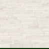 Mexen Wood Ville White glazed rectified G1, wood-like floor-wall tile 120 x 20 cm, carving - TL613-120-020-01