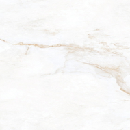Mexen Brakel White glazed rectified porcelain tile G1, floor-wall tile 60 x 60 cm, glossy - TL110-060-060-01
