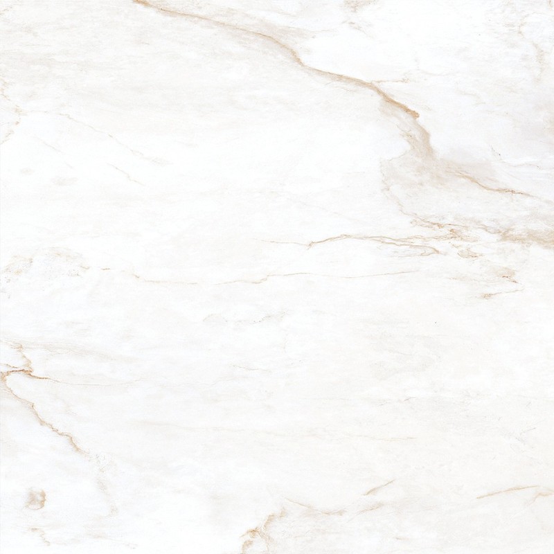 Mexen Brakel White glazed rectified porcelain tile G1, floor-wall tile 60 x 60 cm, glossy - TL110-060-060-01