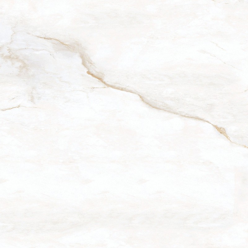 Mexen Brakel White glazed rectified porcelain tile G1, floor-wall tile 60 x 60 cm, glossy - TL110-060-060-01