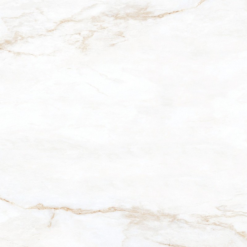 Mexen Brakel White glazed rectified porcelain tile G1, floor-wall tile 60 x 60 cm, glossy - TL110-060-060-01