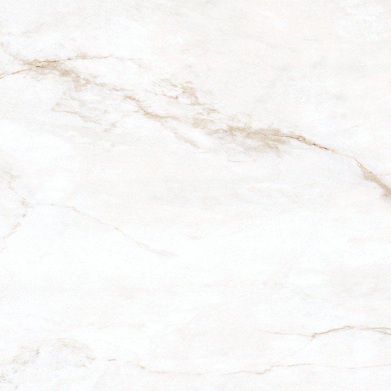 Mexen Brakel White glazed rectified porcelain tile G1, floor-wall tile 60 x 60 cm, glossy - TL110-060-060-01