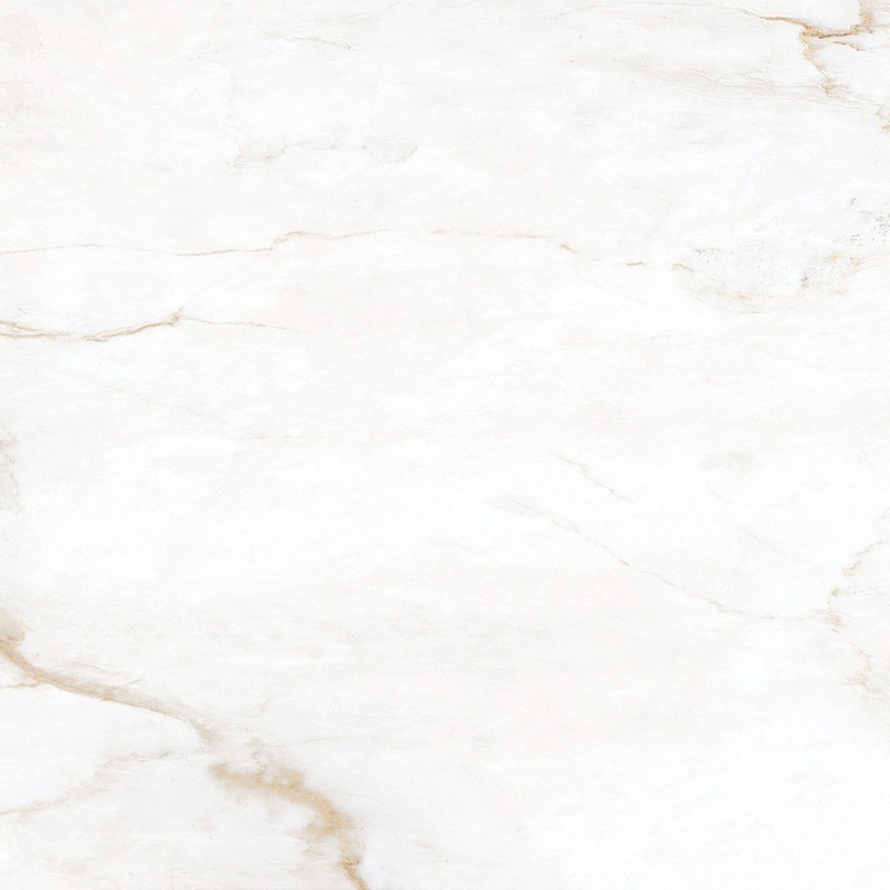 Mexen Brakel White glazed rectified porcelain tile G1, floor-wall tile 60 x 60 cm, glossy - TL110-060-060-01