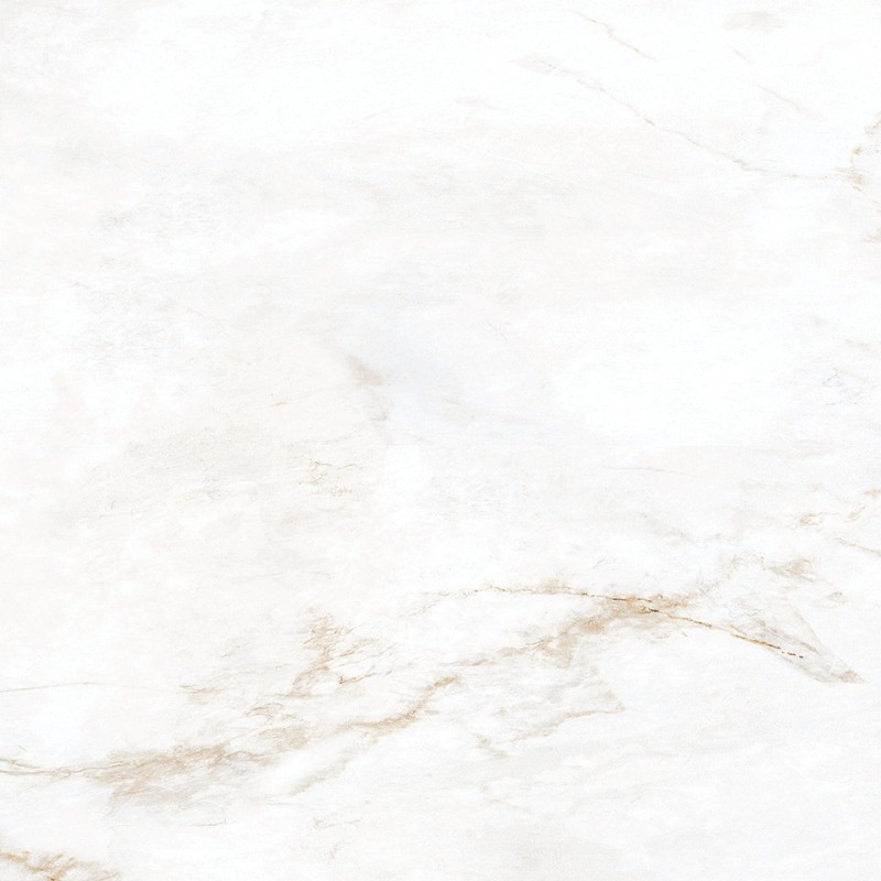 Mexen Brakel White glazed rectified porcelain tile G1, floor-wall tile 60 x 60 cm, glossy - TL110-060-060-01