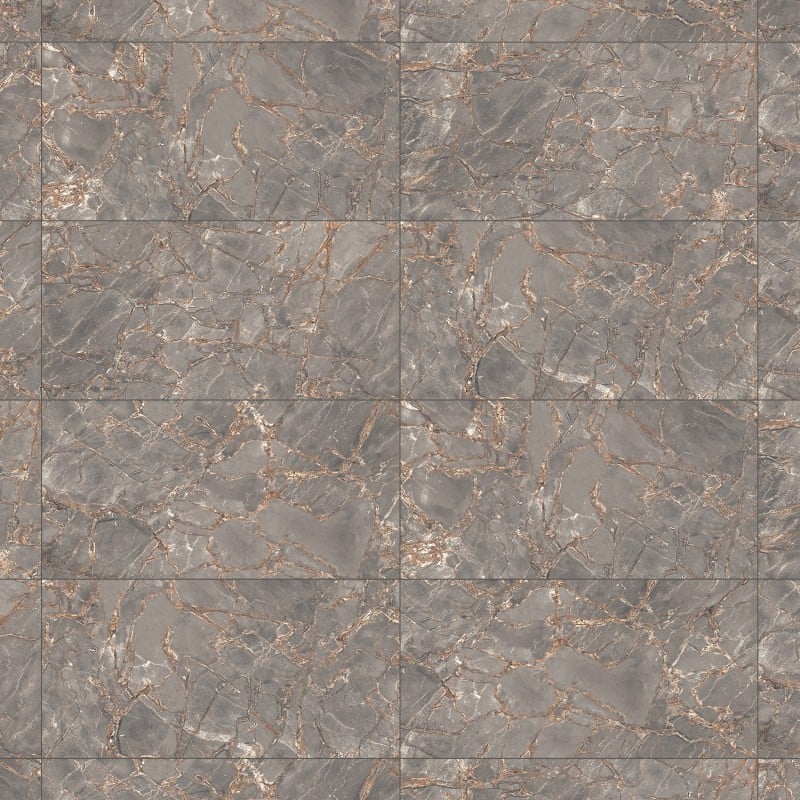 Mexen Rubble Grey glazed rectified porcelain stoneware G1, floor-wall tile 120 x 60 cm, carving - TL401-120-060-02