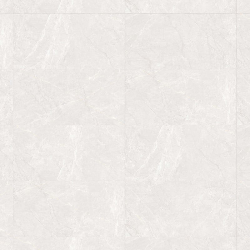 Mexen Egeo Bianco glazed rectified porcelain tile G1, floor and wall tile 120 x 60 cm, carving - TL415-120-060-02