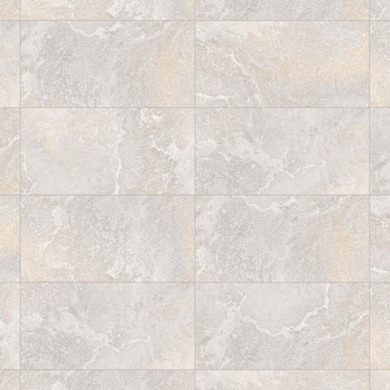 Mexen Blaze Silver glazed rectified porcelain tile G1, floor and wall tile 120 x 60 cm, carving - TL420-120-060-02