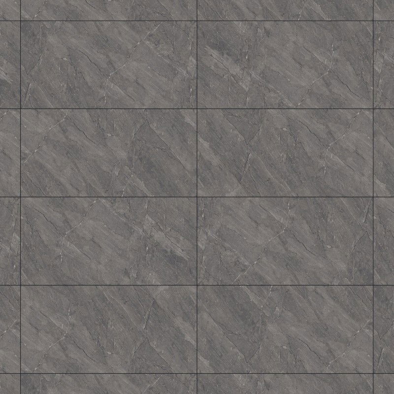 Mexen Harper Rectified glazed grey gres tile G1, floor and wall tile 120 x 60 cm, carving - TL422-120-060-02