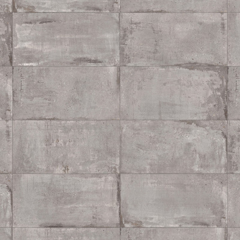 Mexen Cemento Glazed Grigio Porcelain Tile Rect. G1, Floor-Wall Tile 120 x 60 cm, Carving - TL425-120-060-01