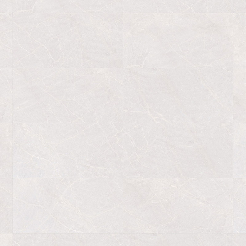 Mexen Olvera Bianco glazed rectified porcelain G1, floor-wall tile 120 x 60 cm, carving - TL418-120-060-01