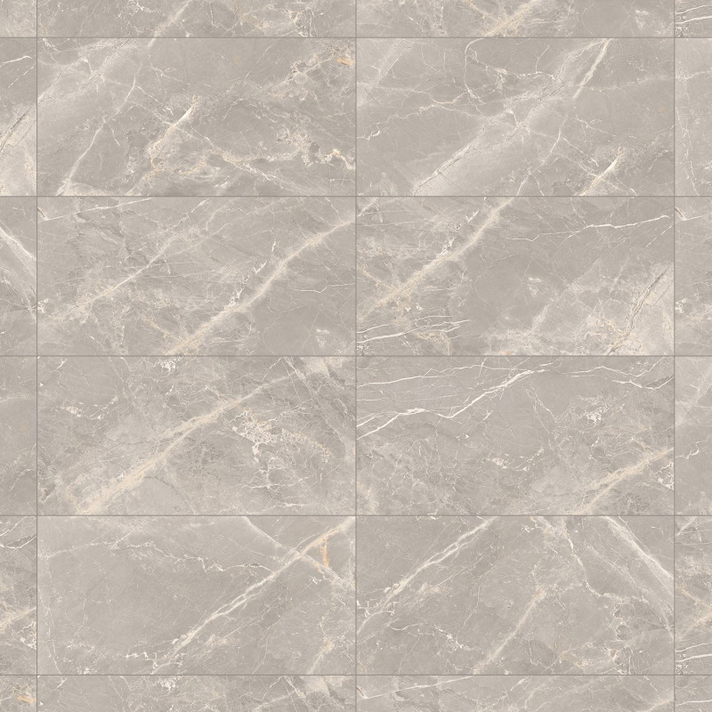 Mexen Dorado Grey Glazed Rectified Porcelain Tile G1, Floor-Wall Tile 120 x 60 cm, Carving - TL431-120-060-01