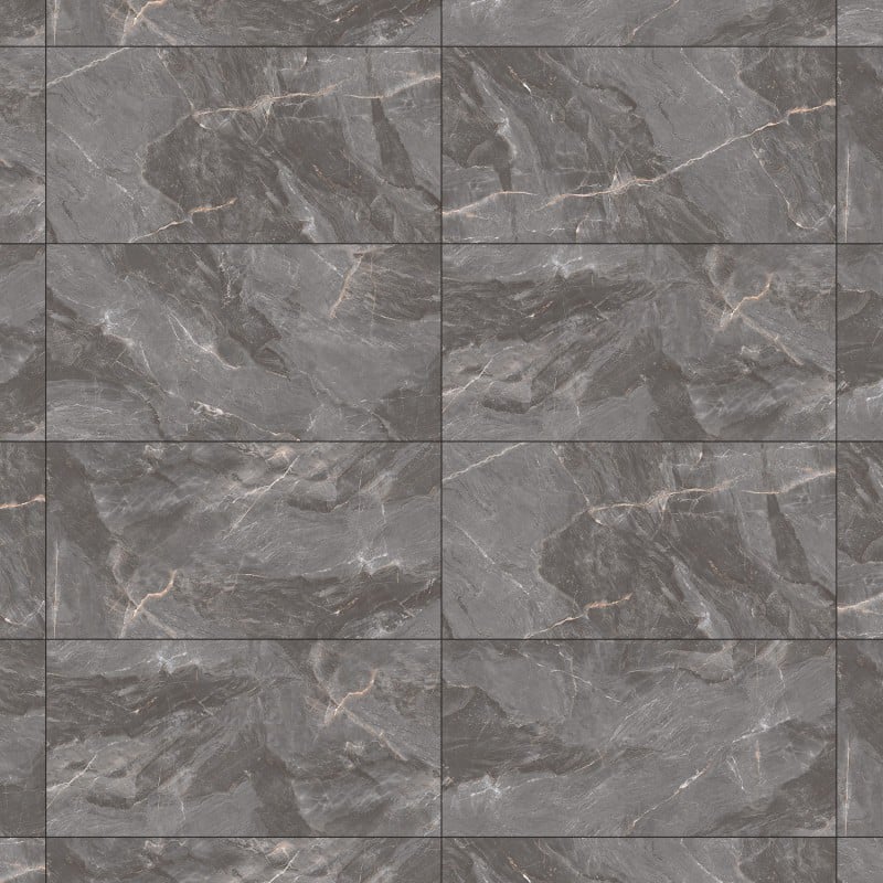 Mexen Jerico Nero glazed rectified gres. G1, floor-wall tile 120 x 60 cm, carving - TL435-120-060-01