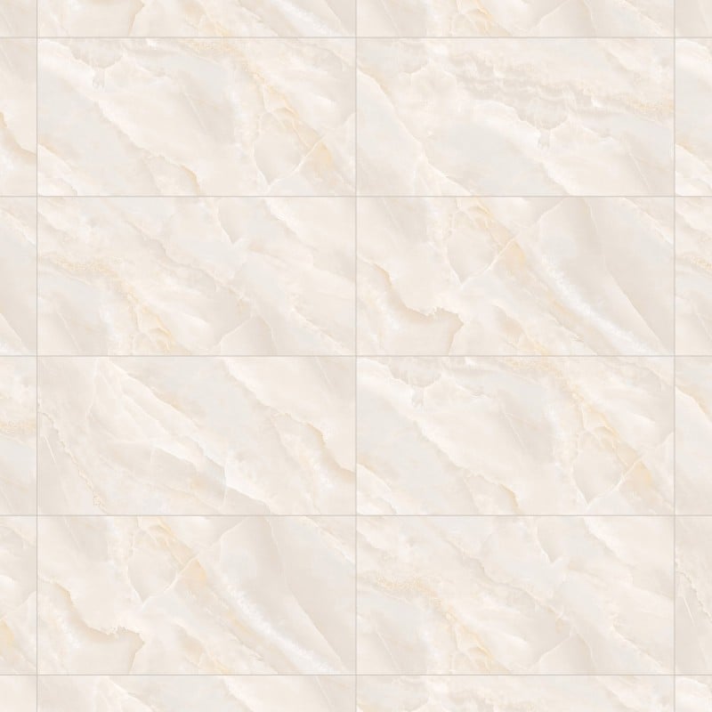 Mexen Polano Beige glazed rectified porcelain tile G1, floor and wall tile 120 x 60 cm, gloss - TL108-120-060-00