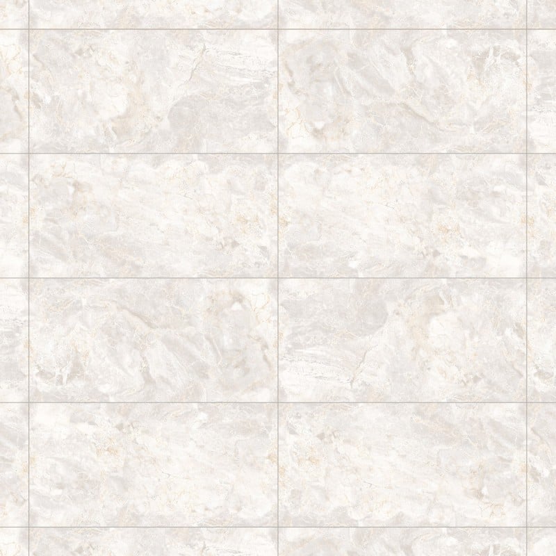 Mexen Orienta Bianco glazed rectified porcelain stoneware, floor and wall tile 120 x 60 cm, glossy - TL115-120-060-00