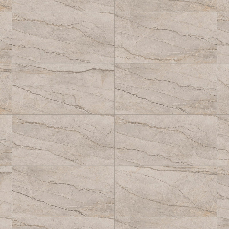 Mexen Costline Glazed Rectified Smoke Porcelain Tile G1, Floor-Wall Tile 120 x 60 cm, Gloss - TL123-120-060-02