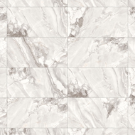 Mexen Limos White Glazed Rectified Gres Tile G1, Floor and Wall Tile 120 x 60 cm, Glossy - TL127-120-060-03