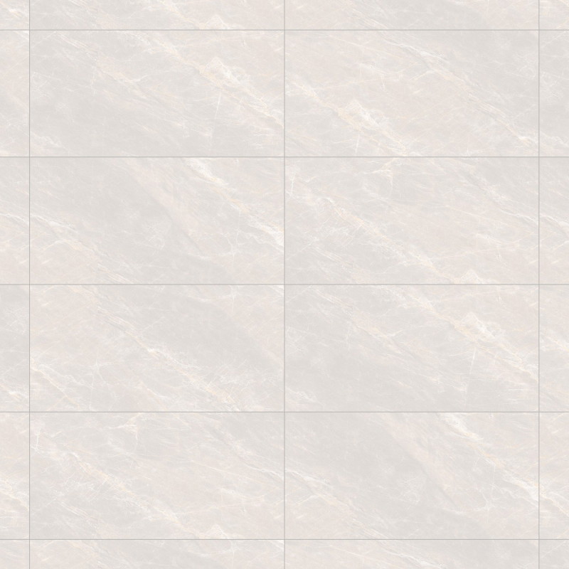 Mexen Brazilian Bianco glazed porcelain rectified G1, floor and wall tile 120 x 60 cm, glossy - TL131-120-060-01