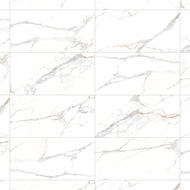Mexen Agata Rectified glazed white gres G1, floor-wall tile 120 x 60 cm, glossy - TL144-120-060-00
