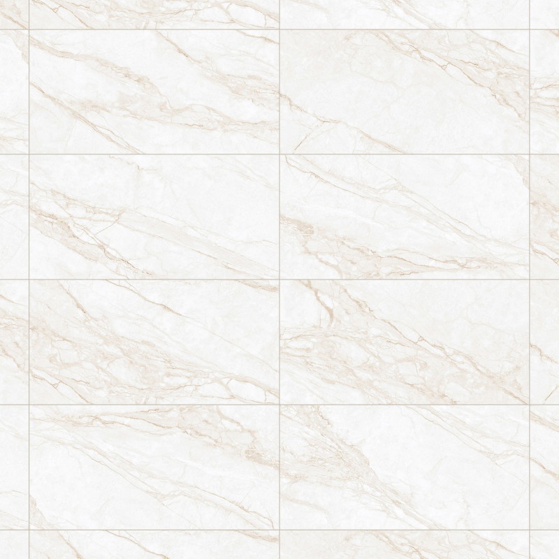 Mexen Rayas Beige Glazed Porcelain Rectified G1, Floor and Wall Tile 120 x 60 cm, Gloss - TL147-120-060-00
