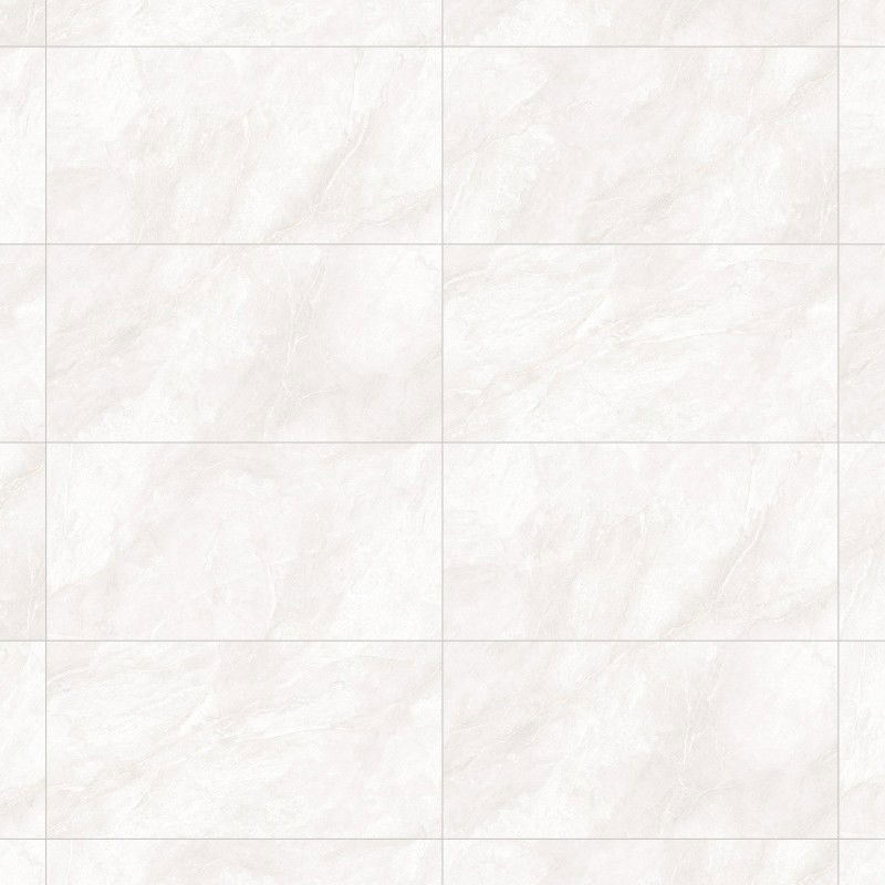 Mexen Walcey White Glazed Rectified Porcelain Tile G1, Floor-Wall Tile 120 x 60 cm, Gloss - TL150-120-060-00