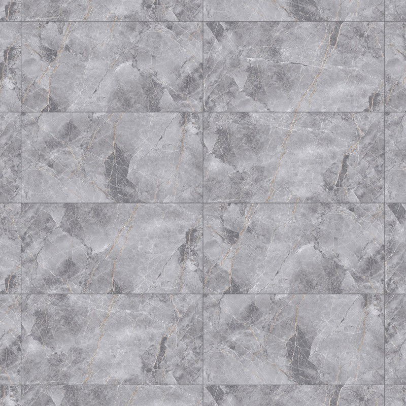 Mexen Eternity Gray Glazed Rectified Porcelain Tile G1, Floor-Wall Tile 120 x 60 cm, Gloss - TL112-120-060-01