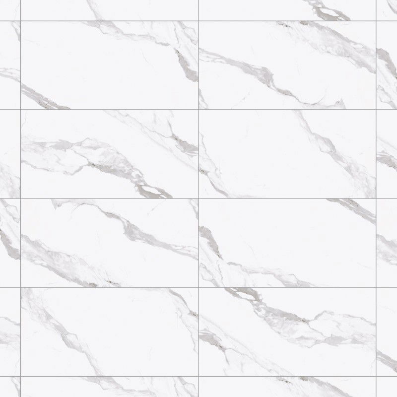 Mexen Stuario Altrisimo glazed rectified stoneware tile, floor and wall tile 120 x 60 cm, gloss - TL153-120-060-00
