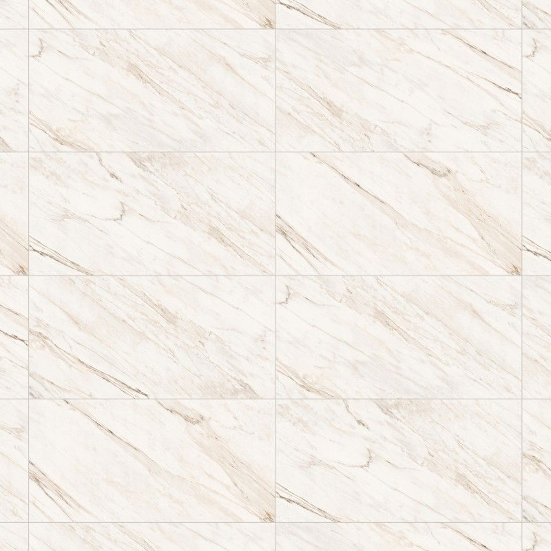 Mexen Angelo White glazed porcelain rectified. G1, floor-wall tile 120 x 60 cm, gloss - TL156-120-060-00