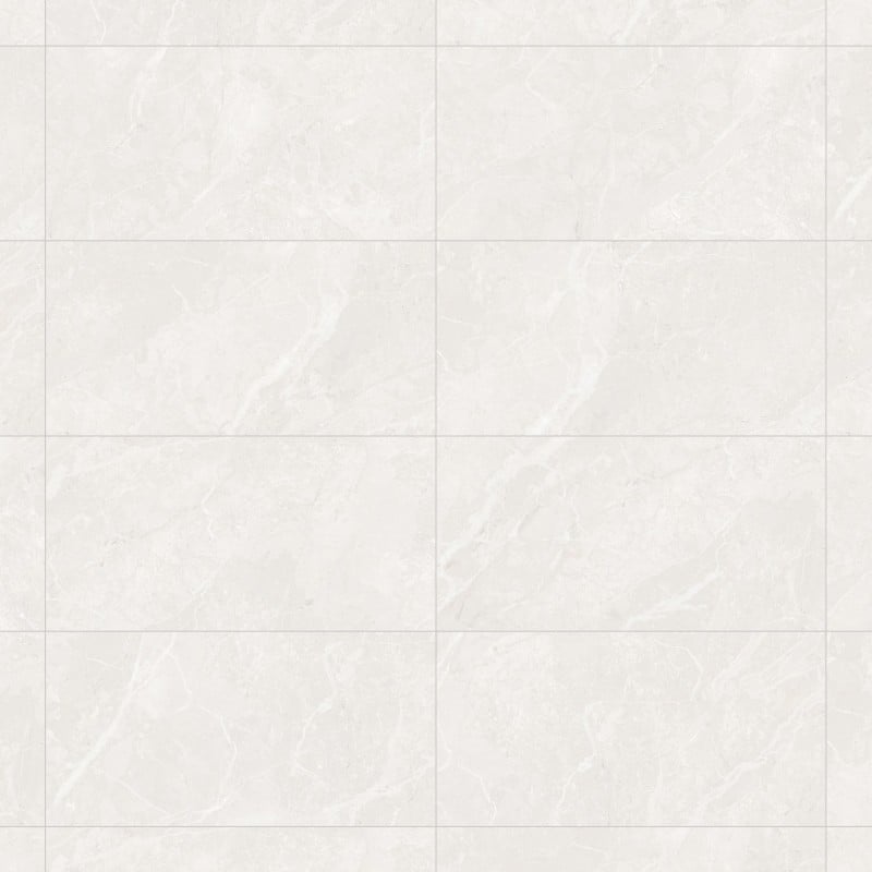 Mexen Rozallia Bianco glazed rectified porcelain G1, floor-wall tile 120 x 60 cm, gloss - TL165-120-060-00