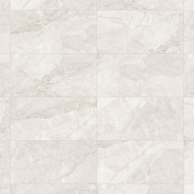 Mexen Margaret White glazed rectified porcelain tile G1, floor and wall tile 120 x 60 cm, gloss - TL167-120-060-00