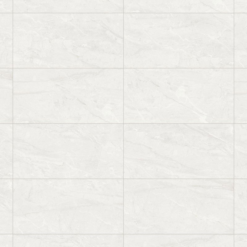 Mexen Krypton Bianco glazed rectified porcelain G1, floor-wall tile 120 x 60 cm, gloss - TL170-120-060-01