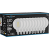 Mexen Vintis 10x LED Filament Bulb E27, G125, 12W, Neutral - 4000K, 1560 lm, clear - L158-E27-1240-00x10