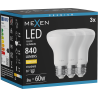 Mexen Nova 3x LED Bulb E27, R63, 8W, Warm - 3000K, 840 lm - L104-E27-0830-01x03