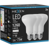 Mexen Nova 3x LED Bulb E27, R80, 12W, Neutral - 4000K, 1260 lm - L105-E27-1240-01x03