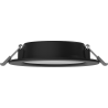 Mexen LDRR ceiling panel downlight LED recessed ø 12 cm, 6W, Neutral - 4000K, 390 lm, black - L210-012-0640-70