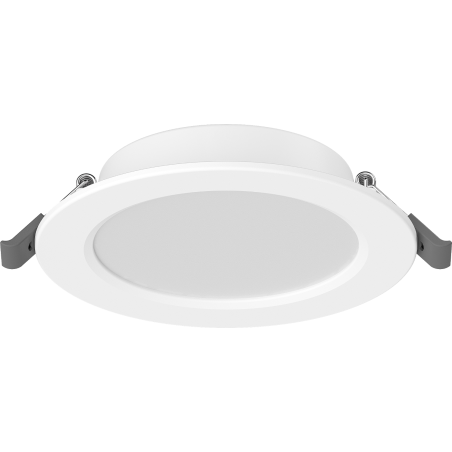 Mexen LDRR recessed LED downlight ceiling panel, 12 cm, 6W, Cold - 6500K, 600 lm, white - L210-012-0665-20