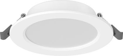 Mexen LDRR recessed LED downlight ceiling panel, 12 cm, 6W, Cold - 6500K, 600 lm, white - L210-012-0665-20