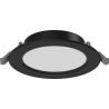 Mexen LDRR recessed LED downlight ceiling panel, 12 cm diameter, 6W, Cool - 6500K, 450 lm, black - L210-012-0665-70