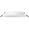 Mexen LDRR recessed LED downlight ceiling panel, 14 cm diameter, 9W, Neutral - 4000K, 990 lm, white - L210-014-0940-20