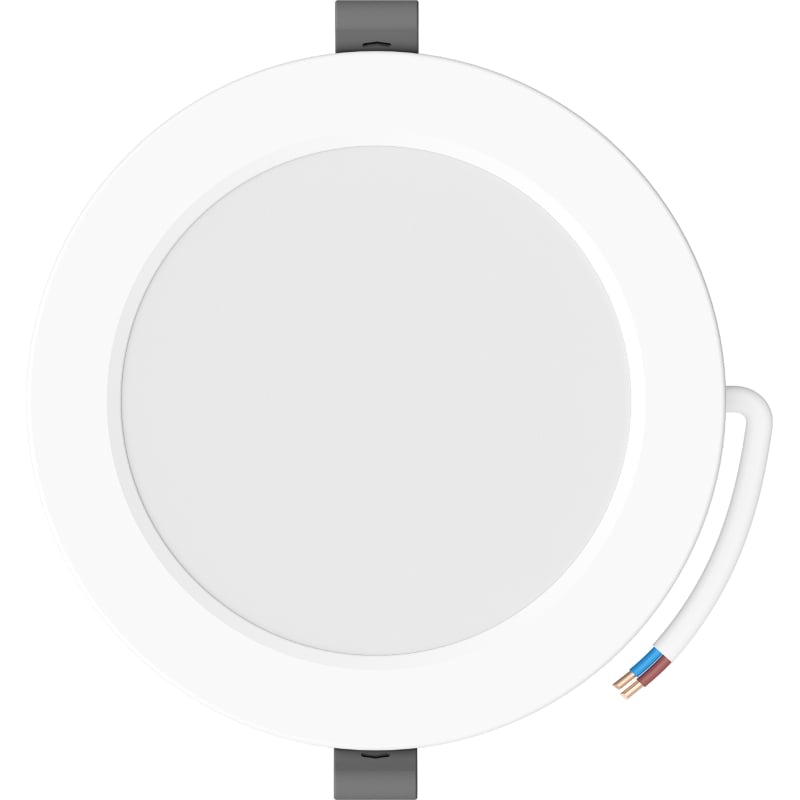 Mexen LDRR recessed LED downlight ceiling panel, 14 cm diameter, 9W, Neutral - 4000K, 990 lm, white - L210-014-0940-20