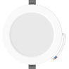 Mexen LDRR recessed LED downlight ceiling panel, 14 cm diameter, 9W, Neutral - 4000K, 990 lm, white - L210-014-0940-20