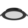 Mexen LDRR recessed LED downlight ceiling panel, 14 cm, 9W, Neutral - 4000K, 720 lm, black - L210-014-0940-70