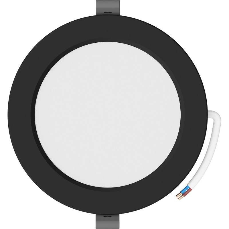 Mexen LDRR recessed LED downlight ceiling panel, 14 cm, 9W, Neutral - 4000K, 720 lm, black - L210-014-0940-70