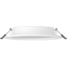 Mexen LDRR recessed LED downlight ceiling panel, 14 cm diameter, 9W, Cool - 6500K, 990 lm, white - L210-014-0965-20