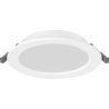 Mexen LDRR recessed LED downlight ceiling panel, 14 cm diameter, 9W, Cool - 6500K, 990 lm, white - L210-014-0965-20
