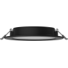 Mexen LDRR LED Downlight Ceiling Panel Recessed Ø 14 cm, 9W, Cold - 6500K, 720 lm, Black - L210-014-0965-70