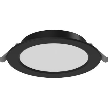 Mexen LDRR LED Downlight Ceiling Panel Recessed Ø 14 cm, 9W, Cold - 6500K, 720 lm, Black - L210-014-0965-70